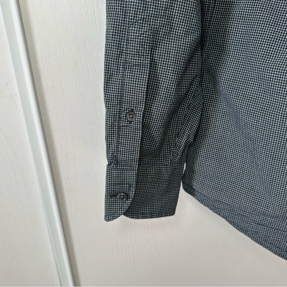 Ralph Lauren Men’s Black & White Plaid Casual Button Down Shirt- Size 16 Neck - Picture 5 of 10